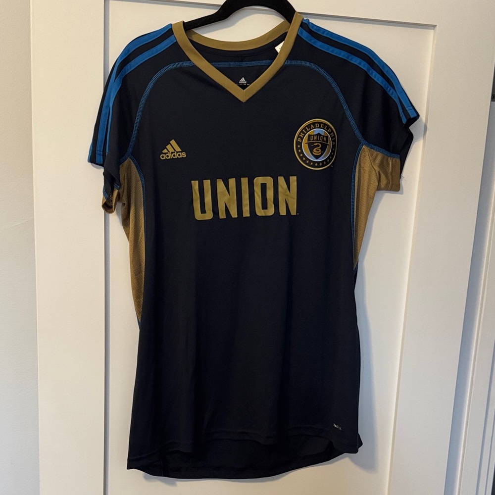 adidas Women's Navy and Gold Union Jersey